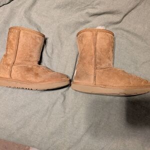 UGG Classic Beige Suede Boots